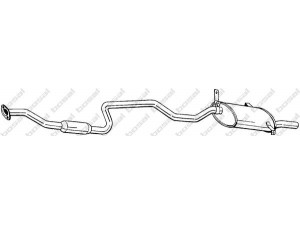 BOSAL 293-777 galinis duslintuvas 
 Išmetimo sistema -> Duslintuvas
B0100-47E01, B0100-47E01KE