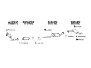 VENEPORTE 030180 išmetimo sistema 
 Išmetimo sistema -> Išmetimo sistema, visa