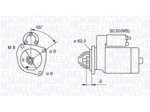 MAGNETI MARELLI 063521120410 starteris 
 Elektros įranga -> Starterio sistema -> Starteris
9609313280, 5802M9, 9609313280