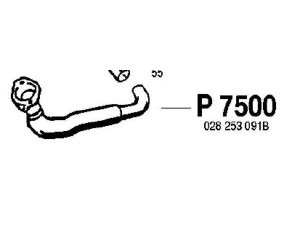 FENNO P7500 išleidimo kolektorius 
 Išmetimo sistema -> Išmetimo vamzdžiai
028253091B, 074253091C, 074253091E