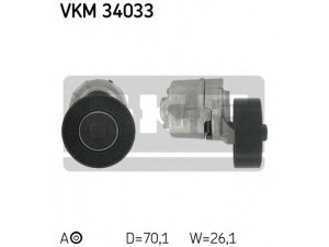 SKF VKM 34033 įtempiklio skriemulys, V formos rumbuotas diržas 
 Diržinė pavara -> V formos rumbuotas diržas/komplektas -> Įtempiklio skriemulys
1004549, 96BF 6A228 AB, 1E03-15-980