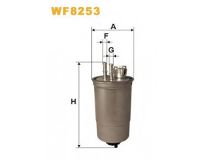 WIX FILTERS WF8253 kuro filtras 
 Techninės priežiūros dalys -> Papildomas remontas
46533026