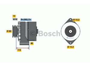 BOSCH 9 120 144 119 kintamosios srovės generatorius
1516448R