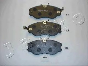 JAPKO 50140 stabdžių trinkelių rinkinys, diskinis stabdys 
 Techninės priežiūros dalys -> Papildomas remontas
41060-23P93, 41060-23P94