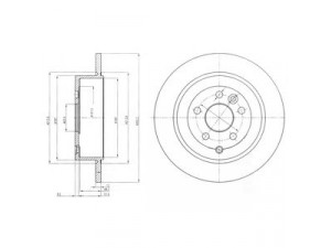 DELPHI BG4124 stabdžių diskas 
 Stabdžių sistema -> Diskinis stabdys -> Stabdžių diskas
LR-001018