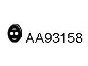 VENEPORTE AA93158 guminė juosta, išmetimo sistema
5989798, 60806013, 60806020