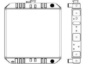 SAKURA  Automotive 1111-0306 radiatorius, variklio aušinimas