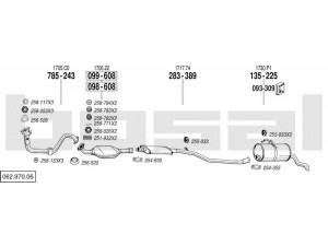 BOSAL 062.970.06 išmetimo sistema 
 Išmetimo sistema -> Išmetimo sistema, visa