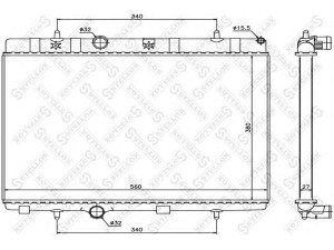 STELLOX 10-26119-SX radiatorius, variklio aušinimas 
 Aušinimo sistema -> Radiatorius/alyvos aušintuvas -> Radiatorius/dalys
1330P8, 1330P9