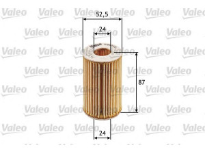 VALEO 586512 alyvos filtras 
 Filtrai -> Alyvos filtras
7700126705, 7701206705, 8200025862