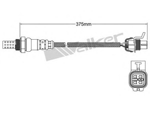 WALKER PRODUCTS 250-24773 lambda jutiklis 
 Išmetimo sistema -> Lambda jutiklis
5855395, 12596688