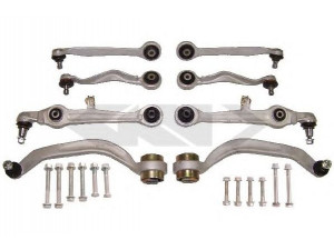 SPIDAN 40001 pakabos komplektas 
 Ašies montavimas/vairavimo mechanizmas/ratai -> Valdymo svirtis/pasukamosios svirties sujungimas -> Vairo trauklės (valdymo svirtis, išilginis balansyras, diago
4D0 407 151 A S1, 4D0 407 151 B S1