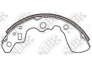 NiBK FN9933 stabdžių trinkelių komplektas 
 Techninės priežiūros dalys -> Papildomas remontas