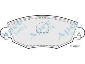 APEC braking PAD1174 stabdžių trinkelių rinkinys, diskinis stabdys 
 Techninės priežiūros dalys -> Papildomas remontas
1126718, C2S17129