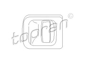 TOPRAN 207 355 durų rankenėlė 
 Užrakinimo sistema -> Rankenėlės
09160788, 45 00 488, 9160788, 7700 352 488