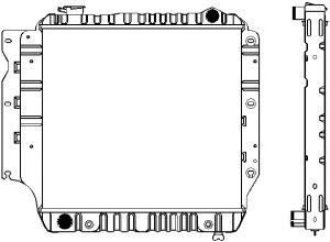 SAKURA  Automotive 1231-0206 radiatorius, variklio aušinimas