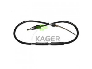 KAGER 19-6300 trosas, stovėjimo stabdys 
 Stabdžių sistema -> Valdymo svirtys/trosai
MR955255, 4544200185
