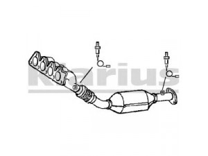 KLARIUS 321690 katalizatoriaus keitiklis 
 Išmetimo sistema -> Katalizatoriaus keitiklis
18407527819, 18407520282, 18407527819