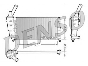 DENSO DRM13006 radiatorius, variklio aušinimas 
 Aušinimo sistema -> Radiatorius/alyvos aušintuvas -> Radiatorius/dalys
46763322