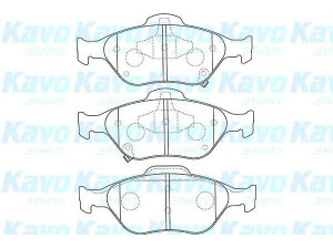 KAVO PARTS BP-9109 stabdžių trinkelių rinkinys, diskinis stabdys 
 Techninės priežiūros dalys -> Papildomas remontas
044650D050, 044650D120, 076612