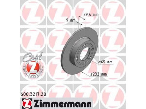 ZIMMERMANN 600.3217.20 stabdžių diskas 
 Dviratė transporto priemonės -> Stabdžių sistema -> Stabdžių diskai / priedai
6N0 615 601 A, 6N0 615 601 B