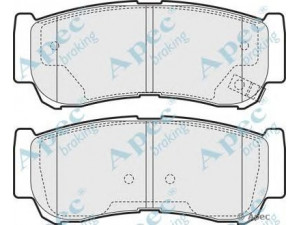 APEC braking PAD1568 stabdžių trinkelių rinkinys, diskinis stabdys 
 Techninės priežiūros dalys -> Papildomas remontas
2BA2058302, 2BA2058302, 583022BA00
