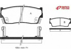 METZGER 0289.02 stabdžių trinkelių rinkinys, diskinis stabdys 
 Techninės priežiūros dalys -> Papildomas remontas
55200-60810, 55200-60811, 55200-60820