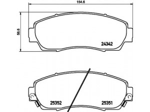 HELLA PAGID 8DB 355 019-761 stabdžių trinkelių rinkinys, diskinis stabdys 
 Techninės priežiūros dalys -> Papildomas remontas
45022T1GG00, 45022T1GG01, 45022TP6A60