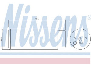 NISSENS 95380 džiovintuvas, oro kondicionierius 
 Oro kondicionavimas -> Džiovintuvas
163 830 00 83, A1638300083
