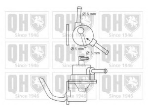 QUINTON HAZELL QFP273 kuro siurblys 
 Degalų tiekimo sistema -> Kuro siurblys/dalys -> Kuro siurblys
23100 15080, 23100 15081
