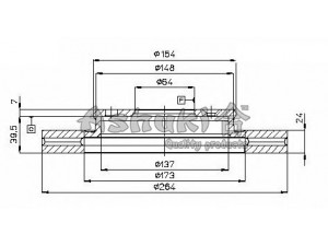 ASHUKI M606-01 stabdžių diskas 
 Dviratė transporto priemonės -> Stabdžių sistema -> Stabdžių diskai / priedai
0 986 478 523/BOSCH, 09.5252.10/BREMBO