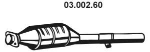 EBERSPÄCHER 03.002.60 katalizatoriaus keitiklis 
 Išmetimo sistema -> Katalizatoriaus keitiklis
46763161