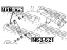FEBEST NSB-S21 tarpiklio įvorė, amortizatorius
S41A-28-710, 56119-HA000