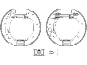 HELLA PAGID 8DB 355 005-091 stabdžių trinkelių komplektas 
 Techninės priežiūros dalys -> Papildomas remontas
4241L2, 77362286, 4241L2