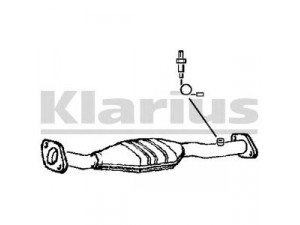 KLARIUS 311733 katalizatoriaus keitiklis 
 Išmetimo sistema -> Katalizatoriaus keitiklis
1425054GA0