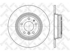 STELLOX 6020-1533-SX stabdžių diskas 
 Stabdžių sistema -> Diskinis stabdys -> Stabdžių diskas
34211157953, 34211159900, 34211159953