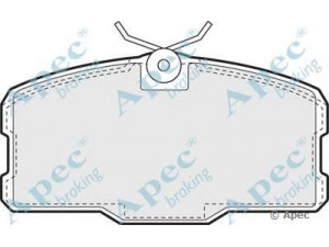 APEC braking PAD494 stabdžių trinkelių rinkinys, diskinis stabdys 
 Techninės priežiūros dalys -> Papildomas remontas
0004204620, 0014208020
