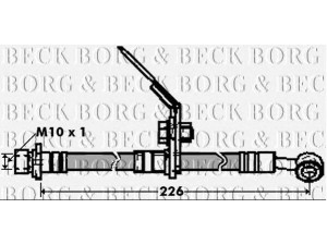 BORG & BECK BBH7436 stabdžių žarnelė 
 Stabdžių sistema -> Stabdžių žarnelės
01464SDAA01