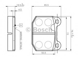 BOSCH 0 986 TB2 052 stabdžių trinkelių rinkinys, diskinis stabdys 
 Techninės priežiūros dalys -> Papildomas remontas
1164622039001, 60728433, 60728434