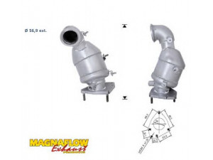 MAGNAFLOW 65811D katalizatoriaus keitiklis 
 Išmetimo sistema -> Katalizatoriaus keitiklis
55187620, 5854236