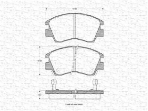 MAGNETI MARELLI 363702160884 stabdžių trinkelių rinkinys, diskinis stabdys 
 Techninės priežiūros dalys -> Papildomas remontas
MB500812, MB500812, MB 162522, MB 500813