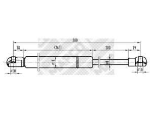 MAPCO 91816 dujinė spyruoklė, gaubtas 
 Kėbulas -> Dujinės spyruoklės
8L0 823 359B, 8L0823359, 1J0 823 359 C