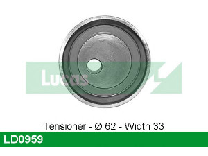 LUCAS ENGINE DRIVE LD0959 įtempiklio skriemulys, paskirstymo diržas
MD316826