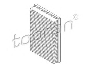 TOPRAN 300 010 oro filtras 
 Filtrai -> Oro filtras
1 004 509, 96MF9601AB, EFA580