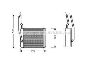 AVA QUALITY COOLING FD6272 šilumokaitis, salono šildymas 
 Šildymas / vėdinimas -> Šilumokaitis
1062254, XS4H18476AB