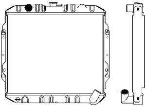 SAKURA  Automotive 1321-0224 radiatorius, variklio aušinimas