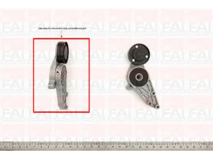 FAI AutoParts T1002 įtempiklio svirtis, V formos rumbuotas diržas 
 Diržinė pavara -> V formos rumbuotas diržas/komplektas -> Įtempiklis
06A903315D, 06A903315E, 06A903315F