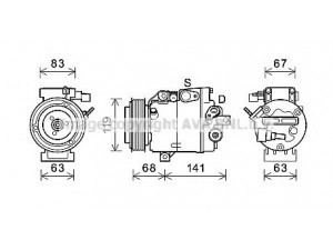 AVA QUALITY COOLING HYK342 kompresorius, oro kondicionierius 
 Oro kondicionavimas -> Kompresorius/dalys
977012B700, 977012B750