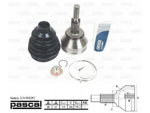PASCAL G1W033PC jungčių komplektas, kardaninis velenas 
 Ratų pavara -> Sujungimai/komplektas
7H0 498 099, 7H0407321A, 7H0407321B