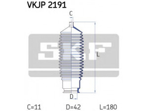 SKF VKJP 2191 gofruotoji membrana, vairavimas 
 Vairavimas -> Gofruotoji membrana/sandarinimai
406644, 406644